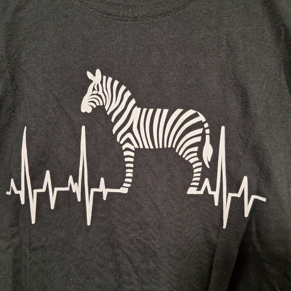 NWOT Zebra HeartRate/Rhythm T-Shirt XXL - Picture 3 of 5